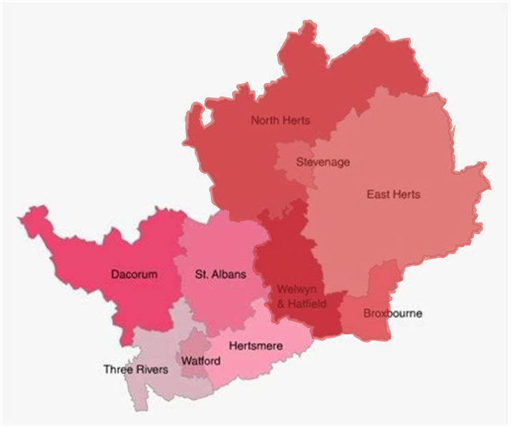 pink map